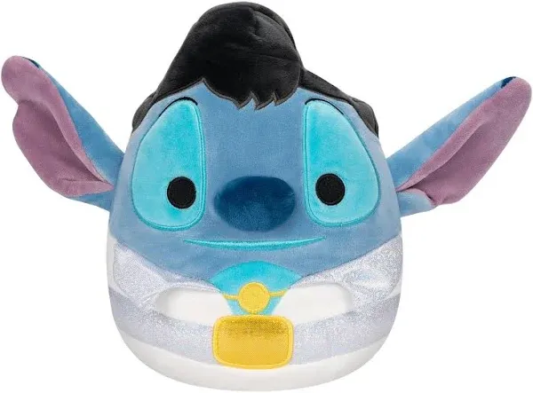 STITCH AS ELVIS Disney 8&#034; Stuffed Plush KELLYTOY 2023 Squishmallow New