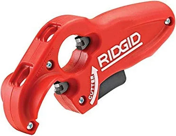 RIDGID 1-1/4 In. and 1-1/2 In. Thin Wall PE, PP, PVC Plastic Tubing Cutter