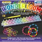 Wonder Loom Bracelet Making Kit - Ultimate Craft Tool with 600 Latex-Free Bands