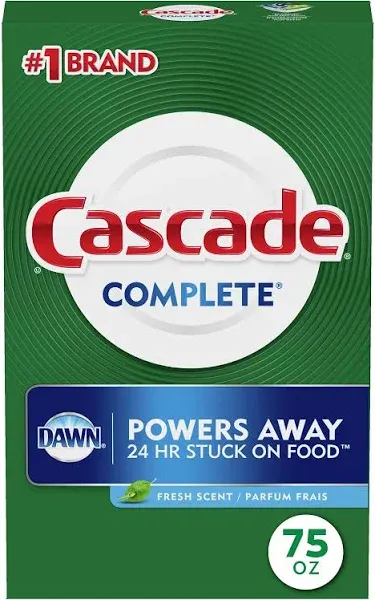 Cascade Complete Dishwasher Detergent Fresh Scent 60 oz.