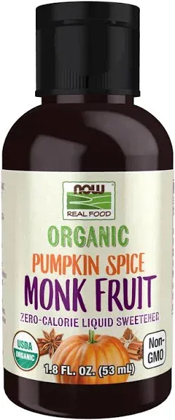 NOW Monk Fruit Pumpkin Spice Liquid