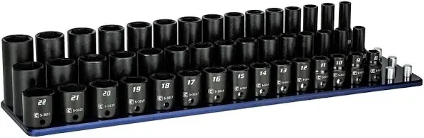 Capri Tools 3/8-in Drive Shallow, Semi- Deep, and Deep Impact Socket Set