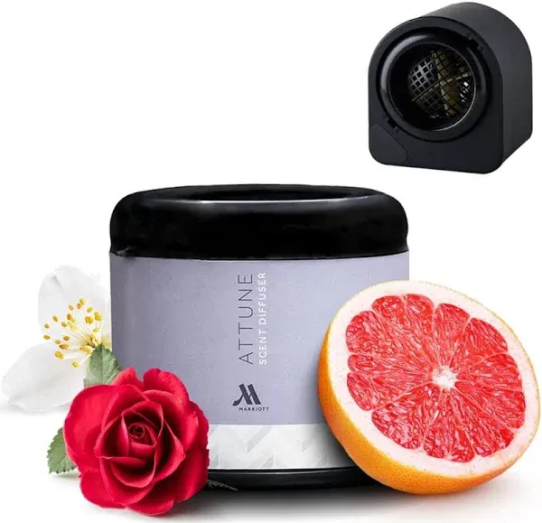 Marriott Attune Scent Diffuser with Cartridge - Aromatherapy Home Fragrance Signature Hotels Aroma - Cedar & Floral -Signature Scent