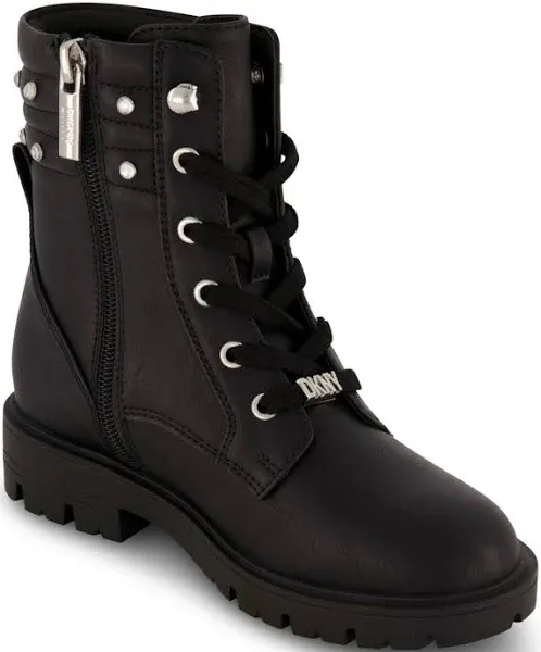 Ankle Boot With Larger Crystal Stones On The Collar Black