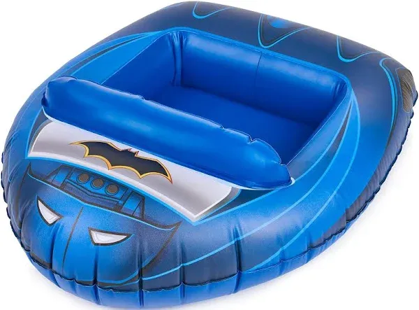 DC Batman Inflatable Water Pool Boat Vehicle Swimways 32&#034;X27&#034; Age 3+ New