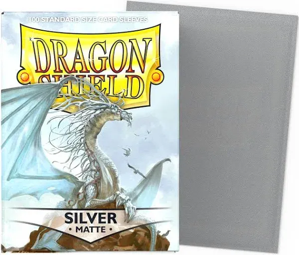 Dragon Shield Standard Card matte Sleeves Silver Magic Pokemon 100 box MIX MATCH