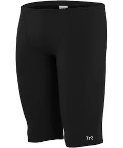 TYR Durafast Boys Solid Swim Bottom Jammers Black XS (26) New With Tag&#039;s.