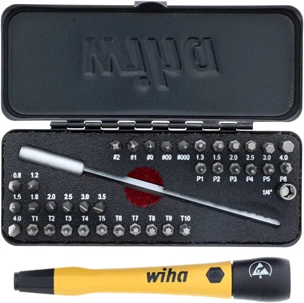 WIHA Go Box MicroBits Set 39 Piece