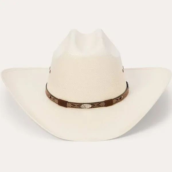 Stetson Men's Rodeo Natural Cattleman Straw Western Hat