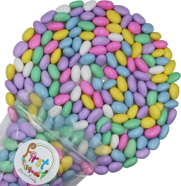 First ChoiceCandy Jordan Almonds 1 Pound Assorted Pastel Colors