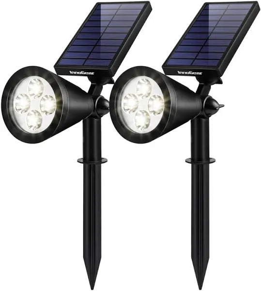  Solar Lights Outdoor Waterproof Solar Garden Light for Outside 2 Warm White