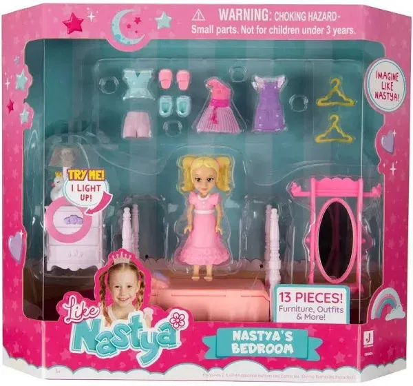 Like Nastya Bedroom Playset