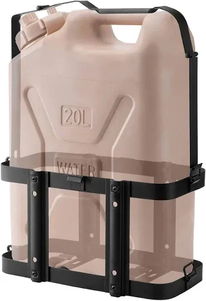 5 Gallon Water Storage Containers Holder Mount - Only Fit for Scepter Water Container and Fuel Can 20L - Lockable Mounting Bracket for Camping, RV, and Overlanding