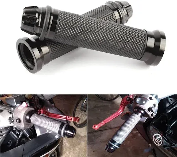 Universal 7/8" 22mm Gel Rubble Motorcycle Handlebar Grips