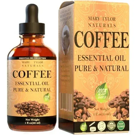 Coffee Essential Oil (1 oz), Premium Therapeutic Grade, 100% Pure and Natural, Perfect for Aromatherapy, Diffuser, DIY by Mary Tylor Naturals