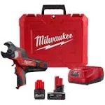 Milwaukee Cable Cutter Kit Brushed Compact 600-MCM w/ 12V Li-Ion 2.5-Ah+Charger