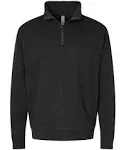 Next Level 9643 unisex Fleece Quarter-Zip - Heather Gray - M