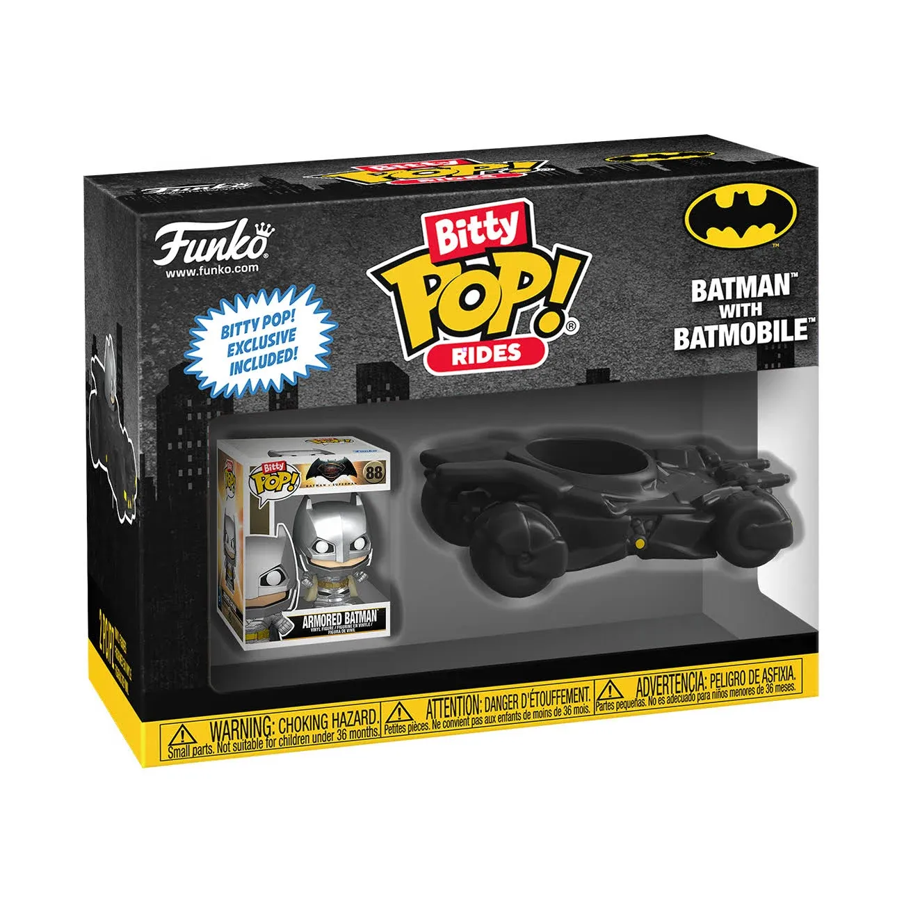 Funko Bitty Pop! Ride Batman with Batmobile