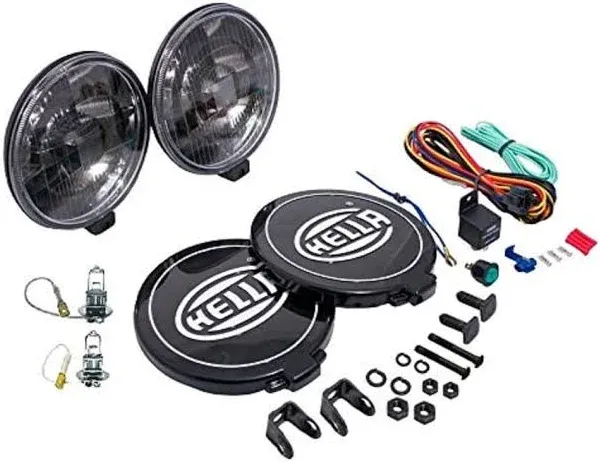 Hella 500 Series Black Magic Driving Lamp Kit