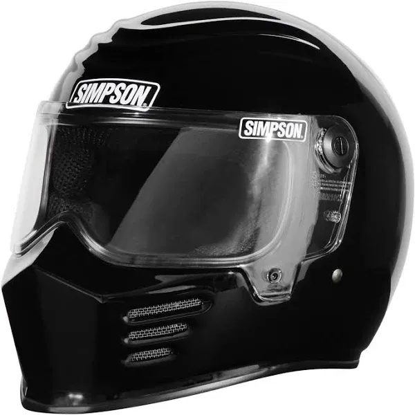 Simpson Helmet 28315XL2; Outlaw Bandit X-Large Full Face Black Snell M2020/DOT