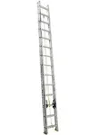 Louisville AE3228 Extension Ladder, Aluminum, 28 ft, I