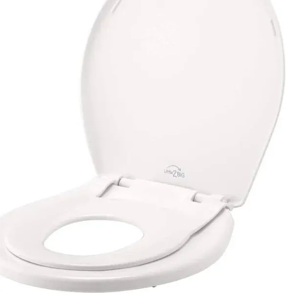 Mayfair Little2Big Toilet Seat with Built-In Potty Training Seat