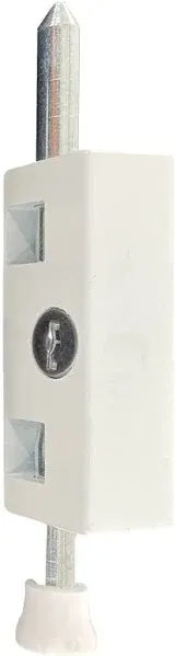 Pro-Lok Entry Armor EPL-106-W Patio Door Lock- Keyed Lg Rectangle (White Finish)