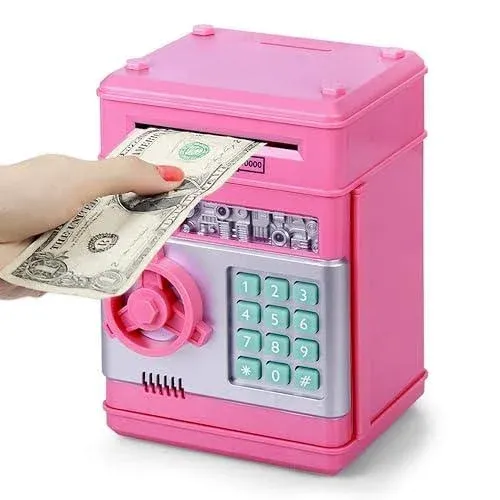 Refasy Piggy password Money saving box Money Bank gifts for girls kids