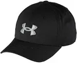 Under Armour Boys' Blitzing Cap, Medium/Large, Black/Mod Gray