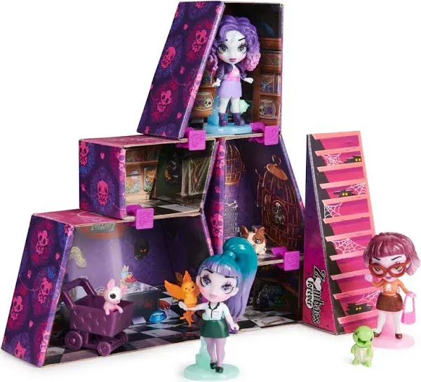 Zombaes Forever Wild Vibes Abandoned Pet Shop Customizable Doll House Playset