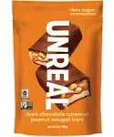 Unreal Peanut Nougat Bars, Dark Chocolate Caramel - 3.4 oz