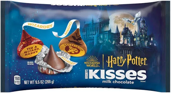 Harry Potter Hershey's Milk Chocolate Kisses, 9.5oz | Halloween