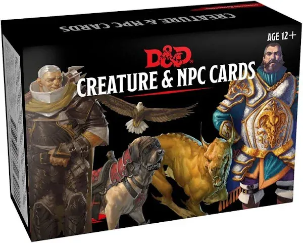 Dungeons & Dragons Spellbook Cards: Creature & Npc Cards (D&d Accessories) by Dragons (Other)