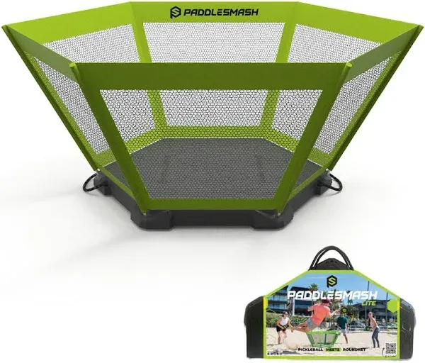 PaddleSmash Lite, No Paddles or Balls - Pickleball Yard Game, As Seen On Shark Tank - Beach, Backyard, Lawn, Outdoor Activities for Adults and Family - Easy