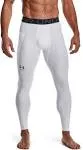 Under Armour Men's Heatgear Armour Leggings, White