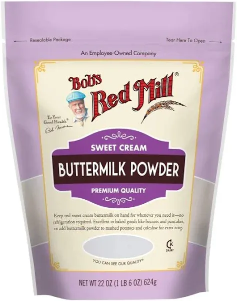 Bob's Red Mill Sweet Cream Buttermilk Milk Powder, 22 Oz