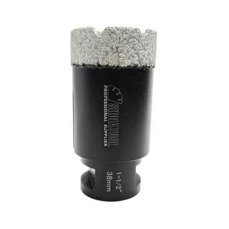 SHDIATOOL Diamond Core Drill Bits 1-1/2 inch for Porcelain Ceramic Tile Marble ...