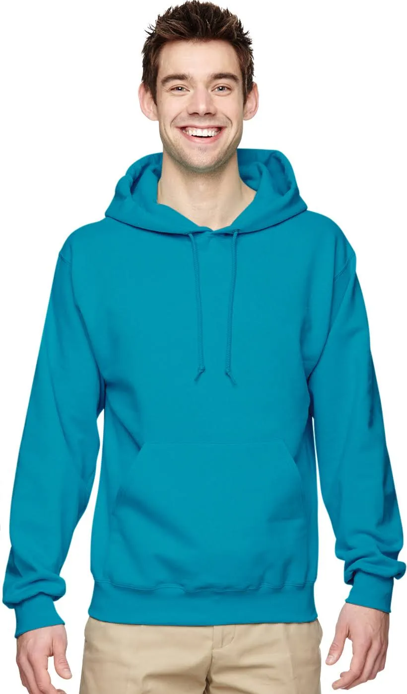 Jerzees 996 Adult NuBlend Fleece Pullover Hooded Sweatshirt - California Blue - M