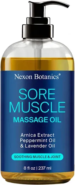 Sore Muscle Massage Oil