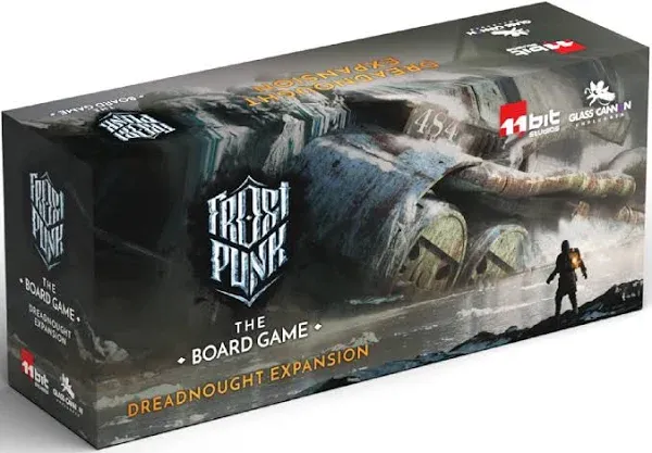 Frostpunk The Board Game Dreadnought Expansion - Deluxe Upgrade for Enhanced Visual Experience, Collector's Edition, Ages 16+, 1-4 Players, 120-150 Minute Playtime, Made