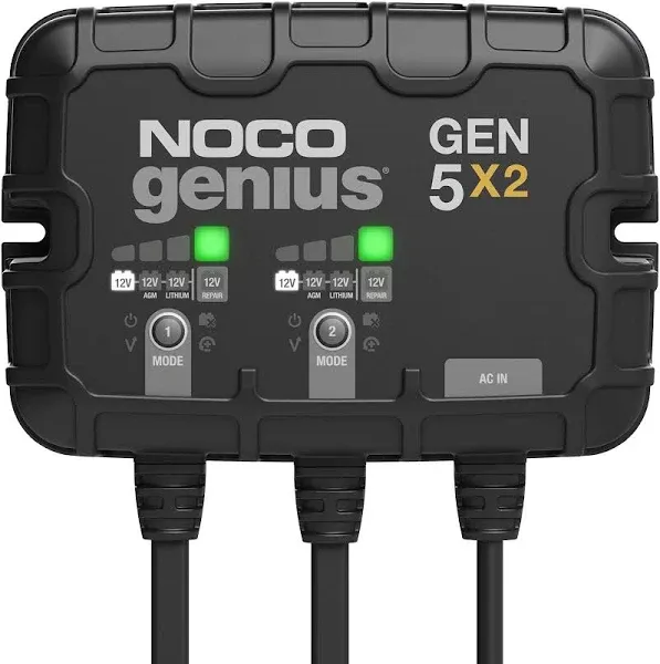 NOCO Genius GEN5X2 Smart Marine Battery Charger