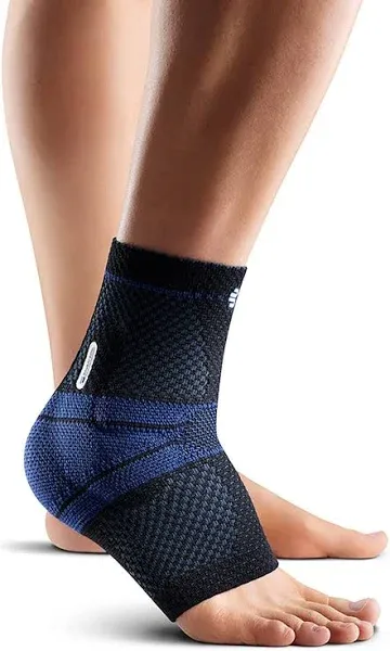 Bauerfeind - MalleoTrain - Ankle Support Brace - Helps Stabilize the Ankle Muscles and Joints For Injury Healing and Pain Relief - Left Foot - Size 3 - Color Black