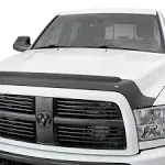 AVS 05-18 Nissan Frontier Aeroskin II Textured Low Profile Hood Shield - Black