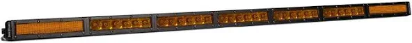 Diode Dynamics 42 in LED Light Bar Single Row Straight - Amber Combo Stage Series