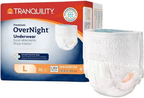 Absorbent Underwear Tranquility Premium OverNight Disposable