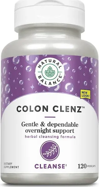 Natural Balance Colon Clenz Vegetable Capsules (Pack of 60)