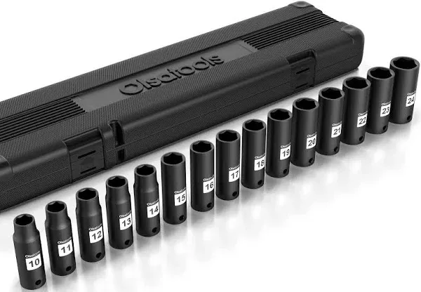 Olsa Tools Deep & Shallow Impact Socket Set