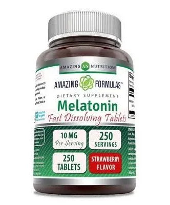 Amazing Formulas - Melatonin 10 Mg Dsslv Gluten Free - 1 Each 1-250 CT