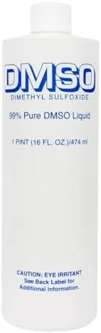 Dmso 16oz liquid  99%  Purity  Dimethyl Sulfoxide Solvent