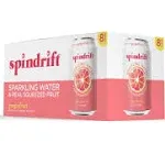 Spindrift Grapefruit Sparkling Water, 12 Fl Oz (Pack of 8)